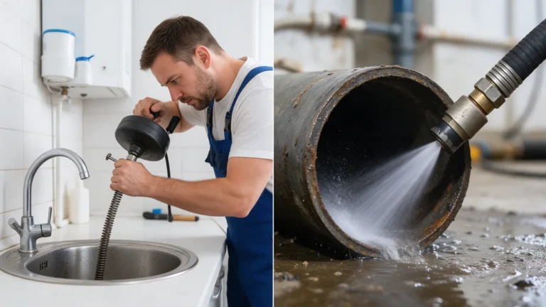 Hydro Jetting vs Drain Snaking in Salisbury, MD: Which One Does Your Drain Need?