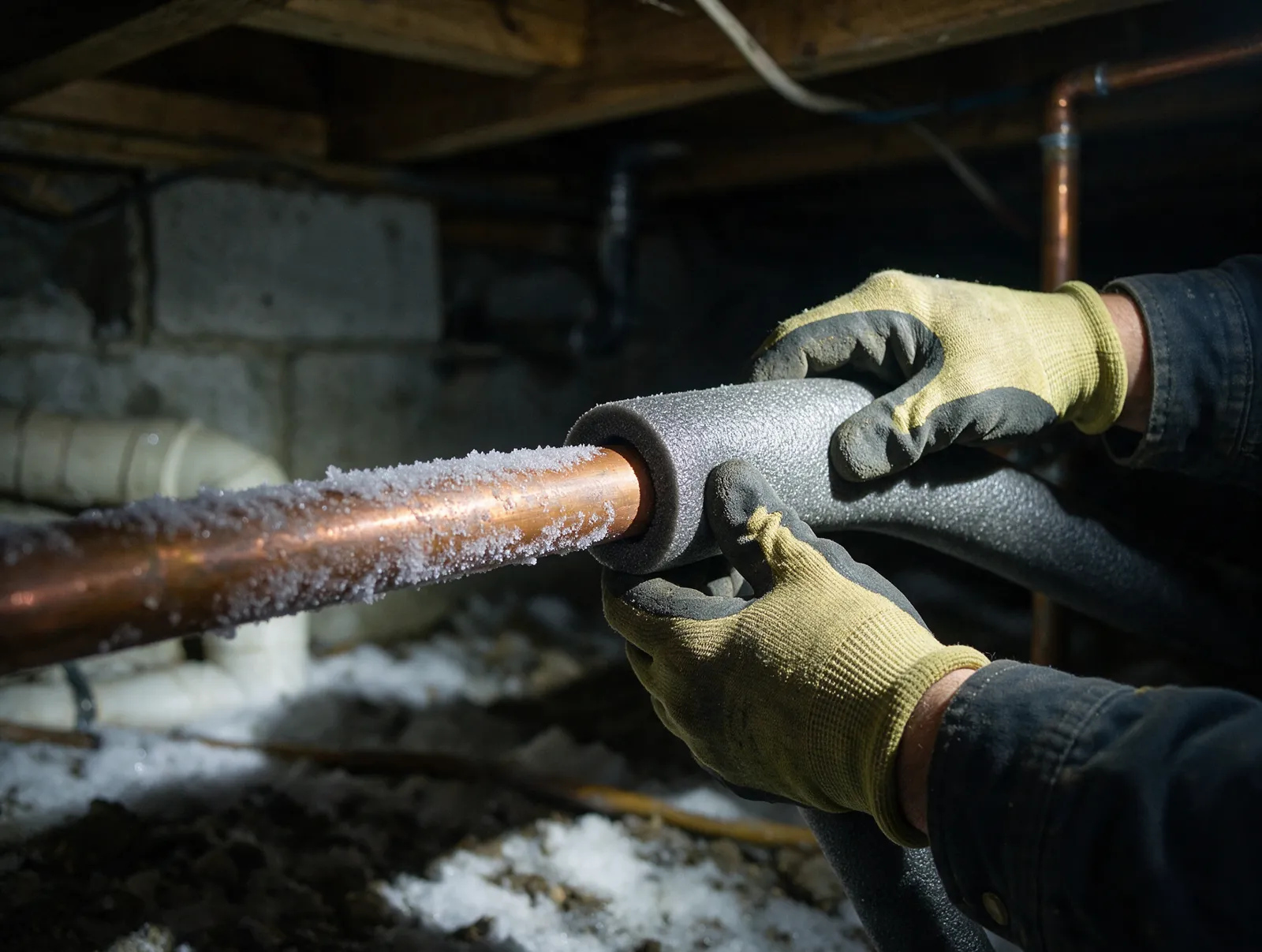 Frozen & Burst Pipe Repair in Salisbury